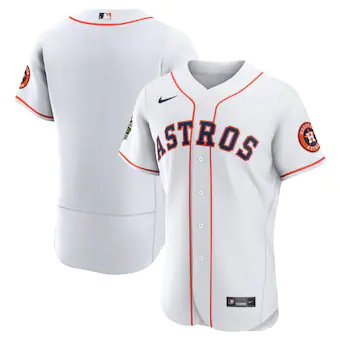 mens nike white houston astros 2022 world series home authe